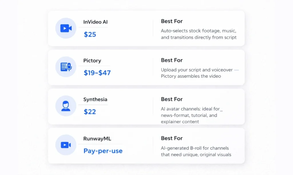 Video Production tools and prices