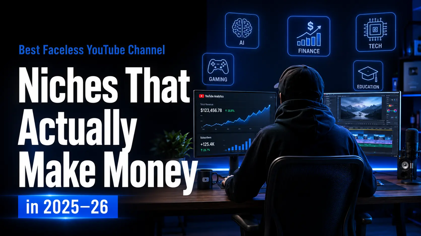 Best Faceless YouTube Channel Niches That Actually Make Money in 2025-26