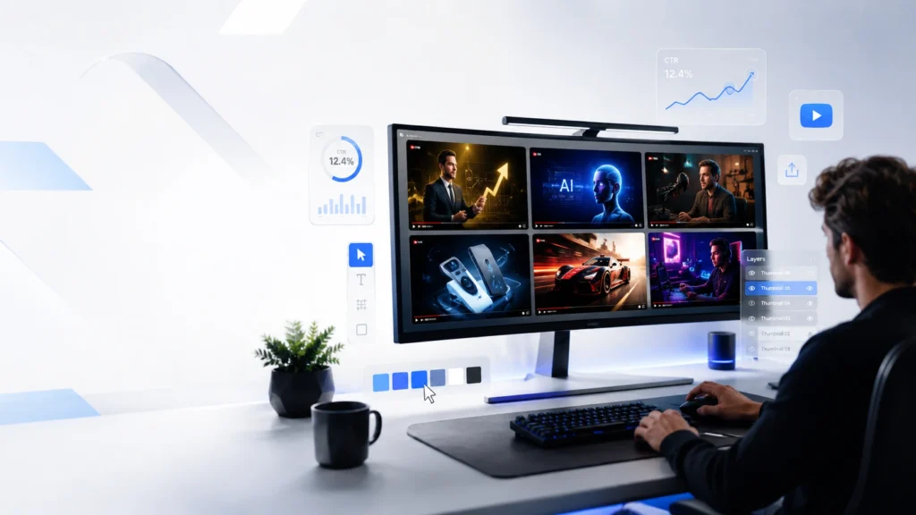 YouTube Thumbnail Design Services