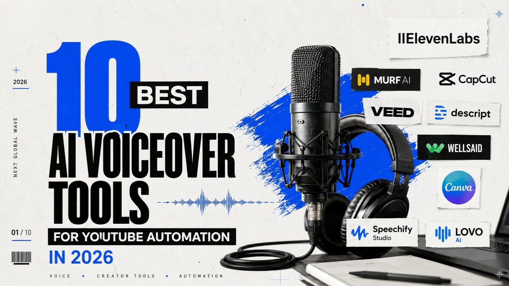 10 Best AI Voiceover Tools for YouTube Automation in 2026